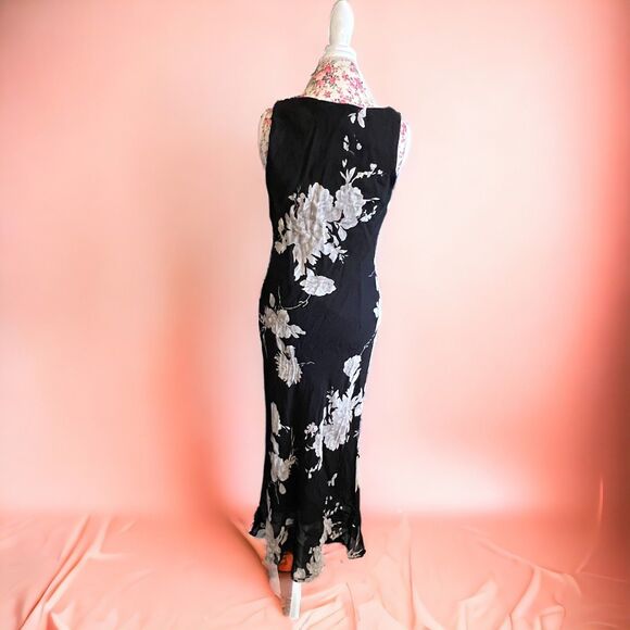 Jessica Howard Sleeveless Floral Slim Fit Maxi Dress - 12 - Picture 2 of 4